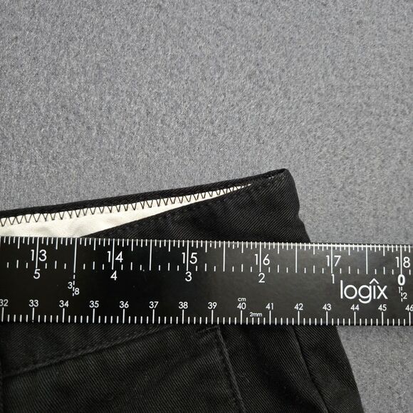 Volcom Men 33 Black Vmonty Flat Front Chino Shorts - Picture 12 of 12